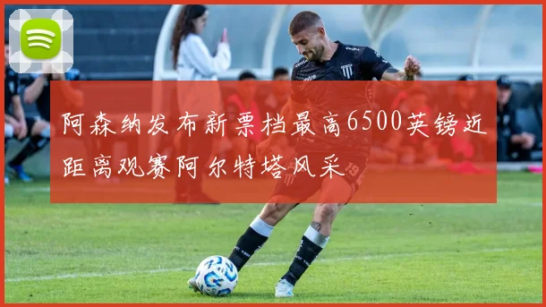 阿森纳发布新票档最高6500英镑近距离观赛阿尔特塔风采